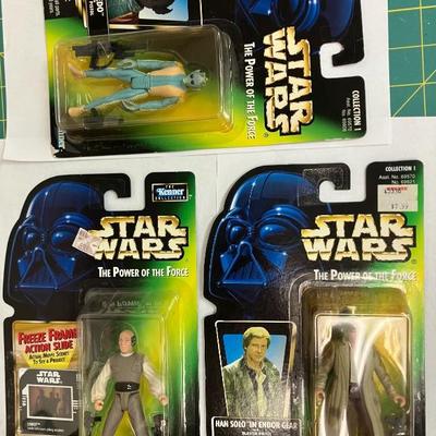 Star Wars Power of the Force Han Solo + 2 Coll. 1 Action Figures AAA2533 $49.99