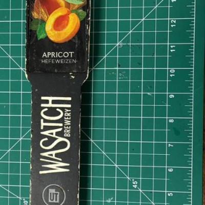 LG5246 Wasatch Brewery Apricot Hefeweizen Beer ALE IPA Lager Tap Handle Knob $20.00 