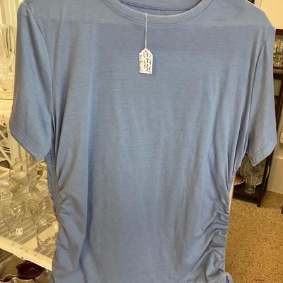 Pro Player 2X Ruched Sides Steel Blue Athletic Top AAA2592 $15.00 Airline HWY New Orleans LA 70118 By Appointment 10-4 M-S