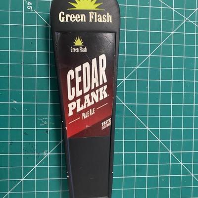 Lg5241 green flash cedar plank pale ale ipa beer tap handle knob 20.00