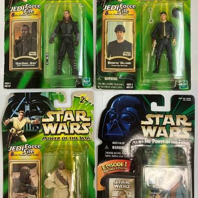 Star Wars Action Figure Bundle Aunt Beru, Qui-gon Jinn, Guard & Raider AAA2537 $49.99 