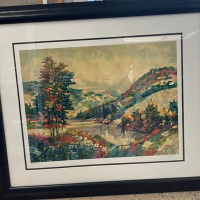 Afternoon Colors Signed, 335350 & Framed Seriograph by Alex Perez AAA2629 $795.00