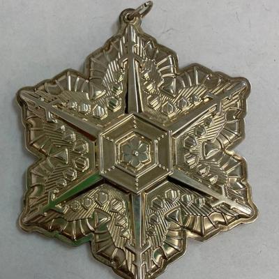 2011 Gorham Sterling Silver Snowflake Ornament AAA2484 $75.00 