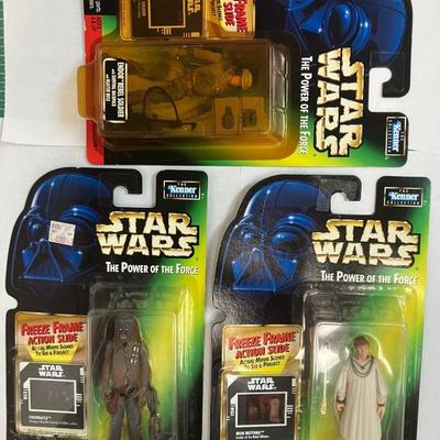 Star Wars Action Figure Bundle Chewbacca, Mon Mothma & Endor Rebel AAA2538 $49.99