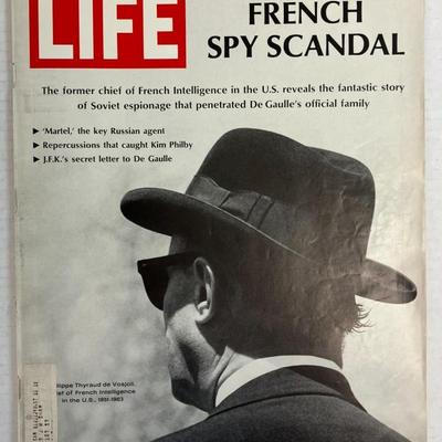Life magazine april 26 1968 the french spy scandal aaa2575 $74.99