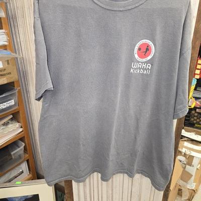 Vintage Waka Kickball 2010 La. Triumph Division, Unisex Gray T-Shirt. JEN8026 14.99