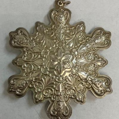 2003 Towle Old Master Sterling Silver Snowflake Ornament AAA2503 $70.00