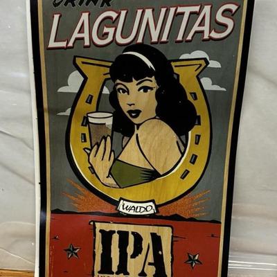 Lg5291 lagunitas india pale ale cardstock ad tavern pub bar sign 20.00