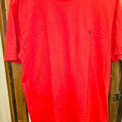 Vintage red polo t shirt unisex, medium. jen8020 17.99