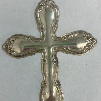 Gorham Sterling Silver Rose Tiara Cross Ornament AAA2489 $85.00 
