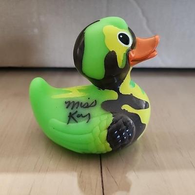 fa9350 3inch Camouflage Rubber Duck Autographed by Phil Robertson of Duck Dynasty $99.99