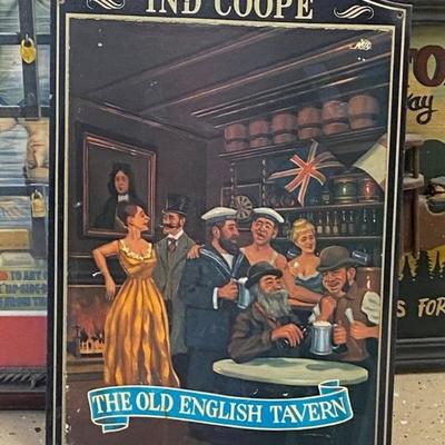 Lg5207 ind coope the old english tavern pub bar sign 30.00