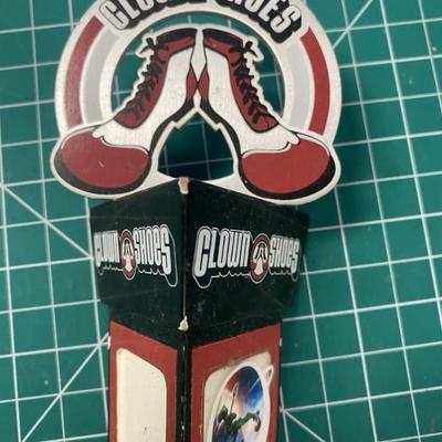 Lg5332 clown shoes draft beer ale ipa tap handle knob 20.00