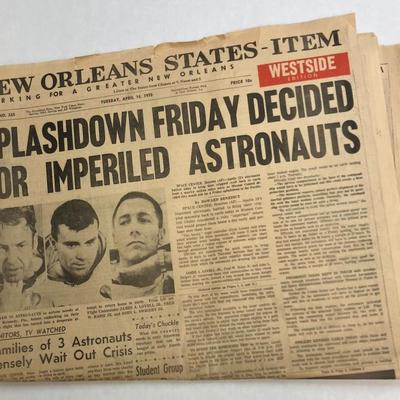 April 14, 1970 New Orleans States-Item Westside Edition Newspaper AAA2545 $99.99