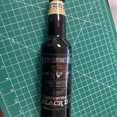 LG5236 He'Brew Death of a Contract Brewer Black Beer ALE IPA Tap Handle Knob $20.00 