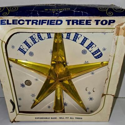 Jen8070 vintage 1960s electrified christmas tree topper 31.99 
