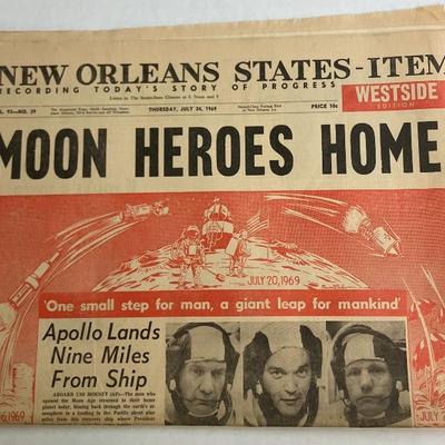 July 24, 1969 New Orleans States-Item Westside Ed. Newspaper Complete AAA2543 AAA2543 $99.99