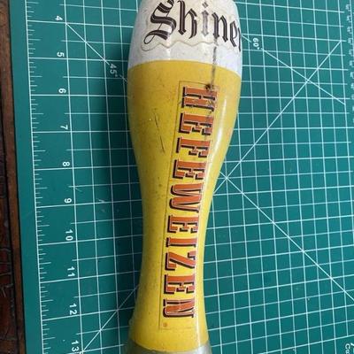 Lg5221 shiner hefeweizen beer ale ipa tap handle knob 20.00