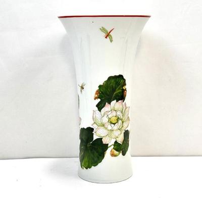 Beautiful Vintage Ancap Porcellane Vase, Made in Italy, Decoro Kali, Fine Handcrafted Tall Porcelain Vase