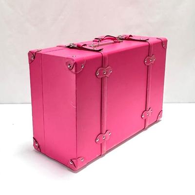 Lot #124 Vintage Pink Travel Trunk