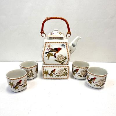 Lot #36 Vintage Mee Lim Haus Tea Set with Warmer