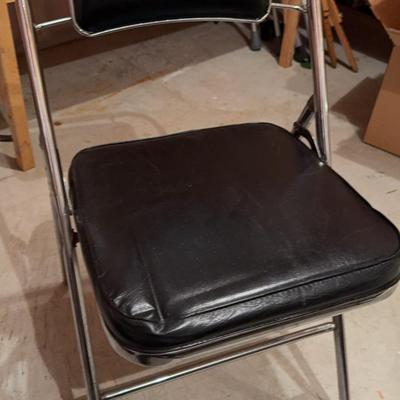 Vintage Fold Up Chairs - Set Of 4 