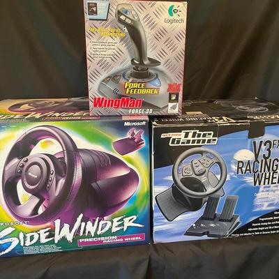 Racing Wheels & Joystick For Gaming 