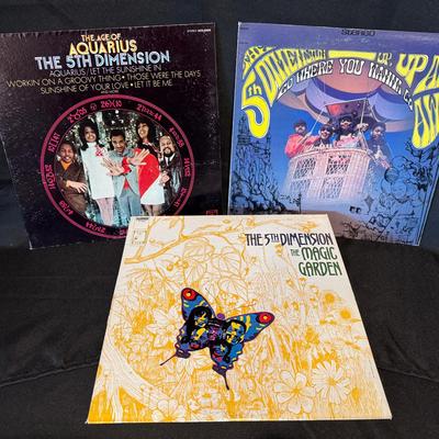 Fifth Dimension Vintage Vinyl Records (3)