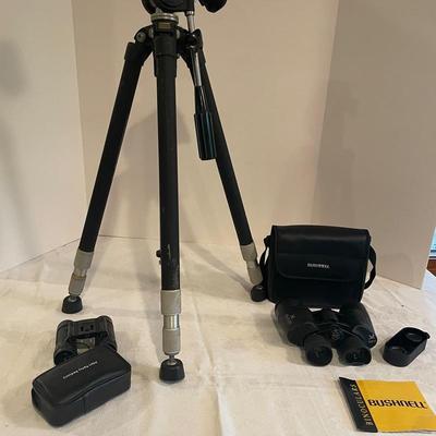 Camrea Stand & Binoculars