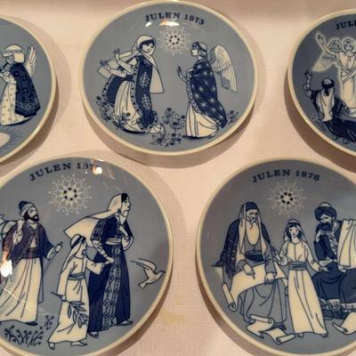 Porsgrund Nativity Plates 