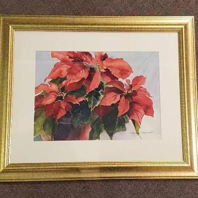 Local Artist- Mary Ann Wordsworth Original Signed Watercolor 