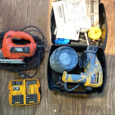 Jigsaw, Wagner Paint Fast System, & Drill Bits