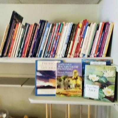 Several Watercolor Books 