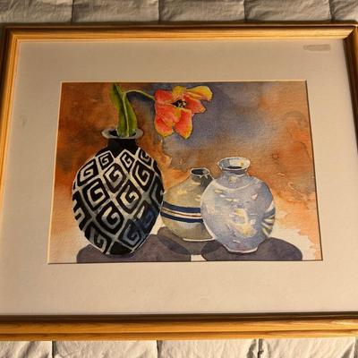 Original Local Artist Framed Painting By Maryann Wordsworth