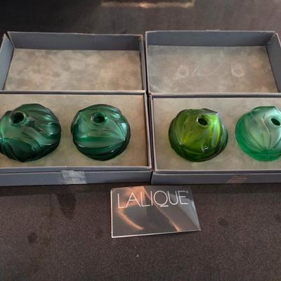 Lalique. Soliflore. Royal Pal Bud vase.