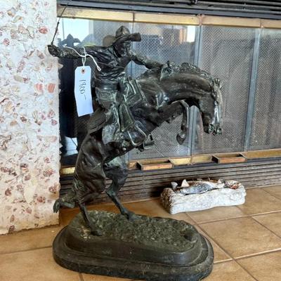 Authentic Frederick Remington statue has paperwork
