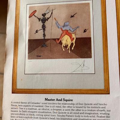 Authentic Salvador Dali picture has paperwork