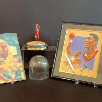 Signed Jordan, Olajuwon And Johnson