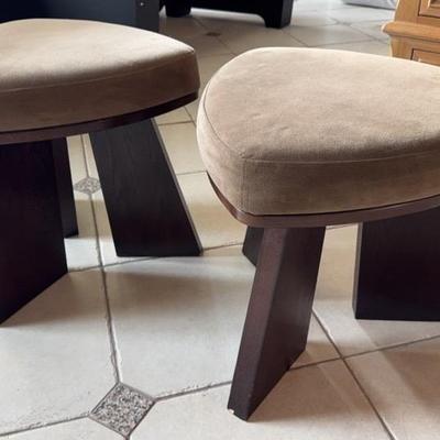 2 Guitar Pick Shape Stools 