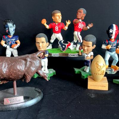 Assorted Texans Bobbleheads And More 