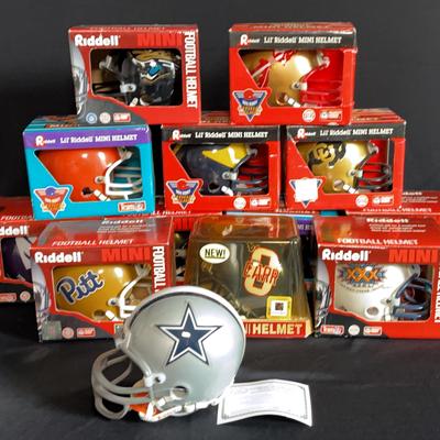 Riddell Mini Football Helmet Collectibles (13)