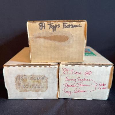 Football Cards Topps 3 Boxes