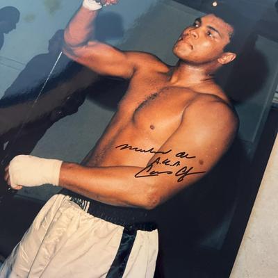 2 Mohammed Ali Autographed Posters