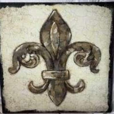 Fleur De Lis Wall Art 