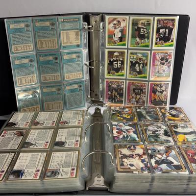 Football, Baseball & Hockey Cards in Binders