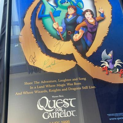 Quest For Camelot Autographed Poster