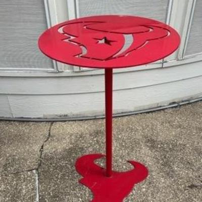 Texans Tall Metal Table #2