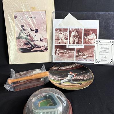 Joe DiMaggio Original Pictures And Collectible Items 