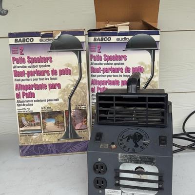 Outdoor Patio Speakers, Power Cat Blower