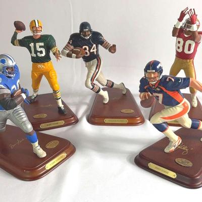 All Star Football Figurines By The Danbury Mint